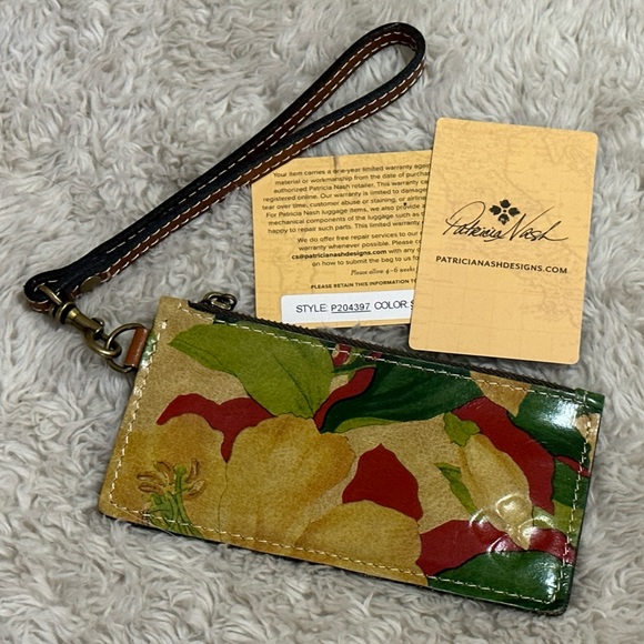 EUC Patricia Nash Credit Cards Case/Wristlet - Picture 1 of 5
